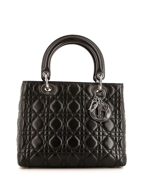 vintage dior bag black|pre owned christian dior bag.